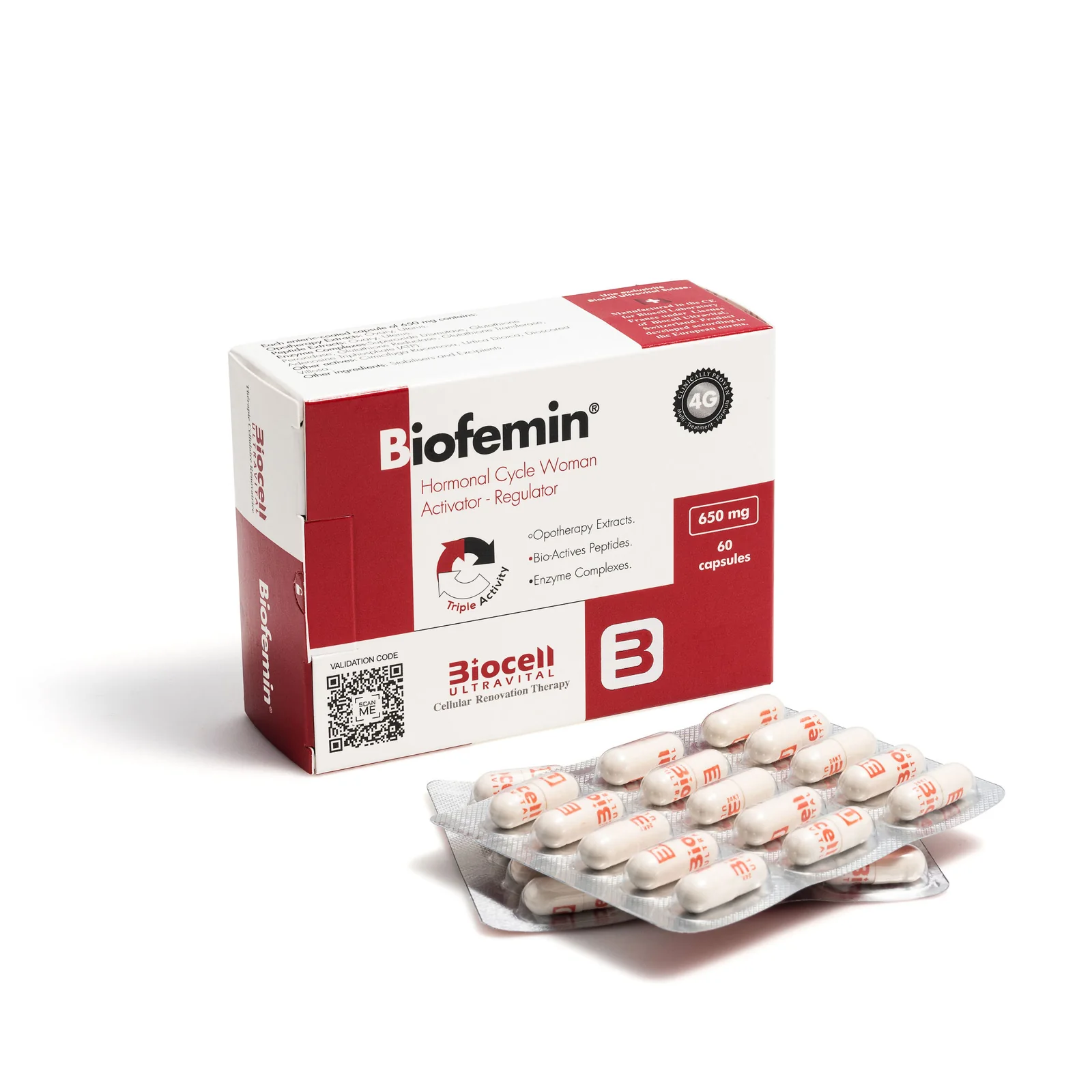Biofemin ® packaging and product