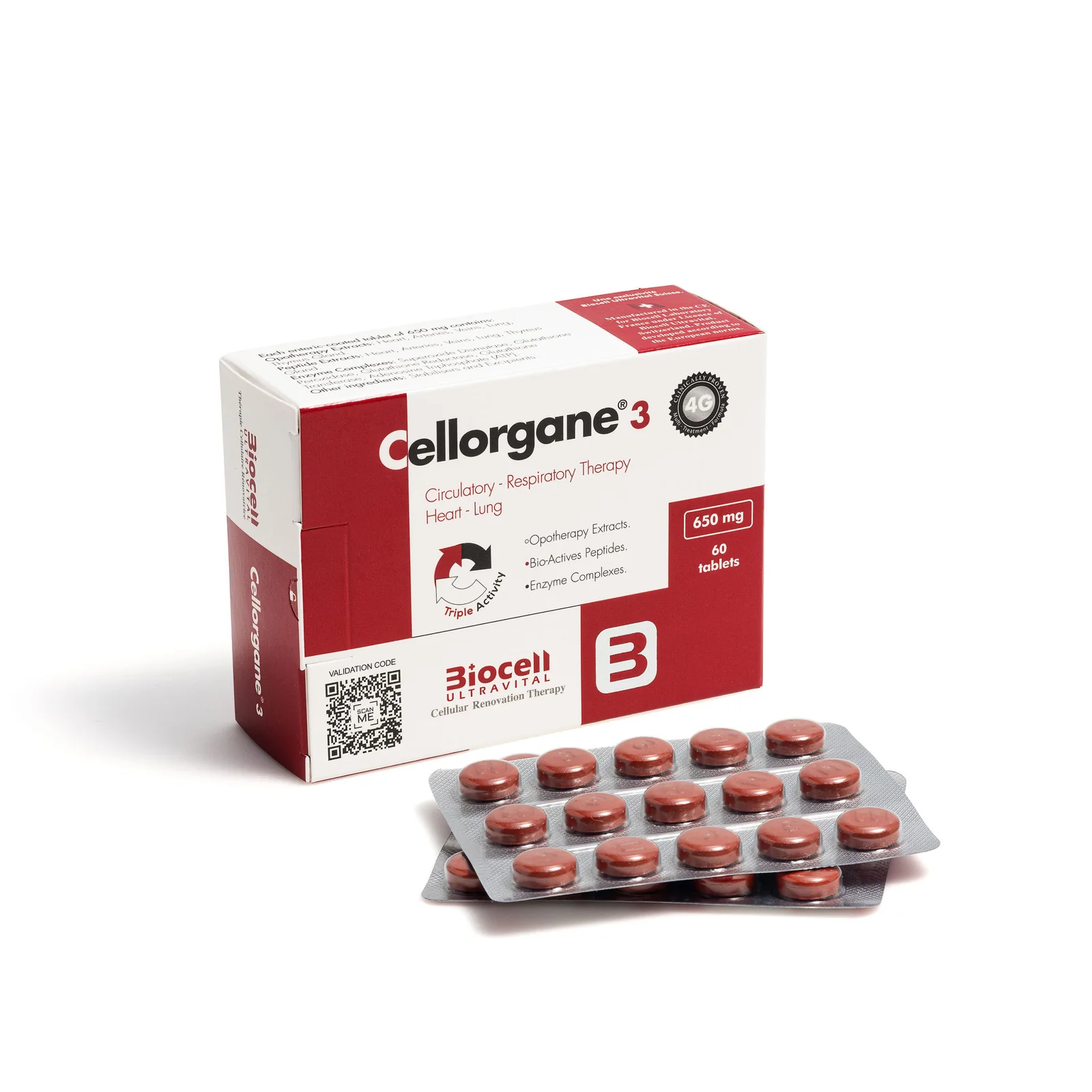 Cellorgane ® 3 packaging and product