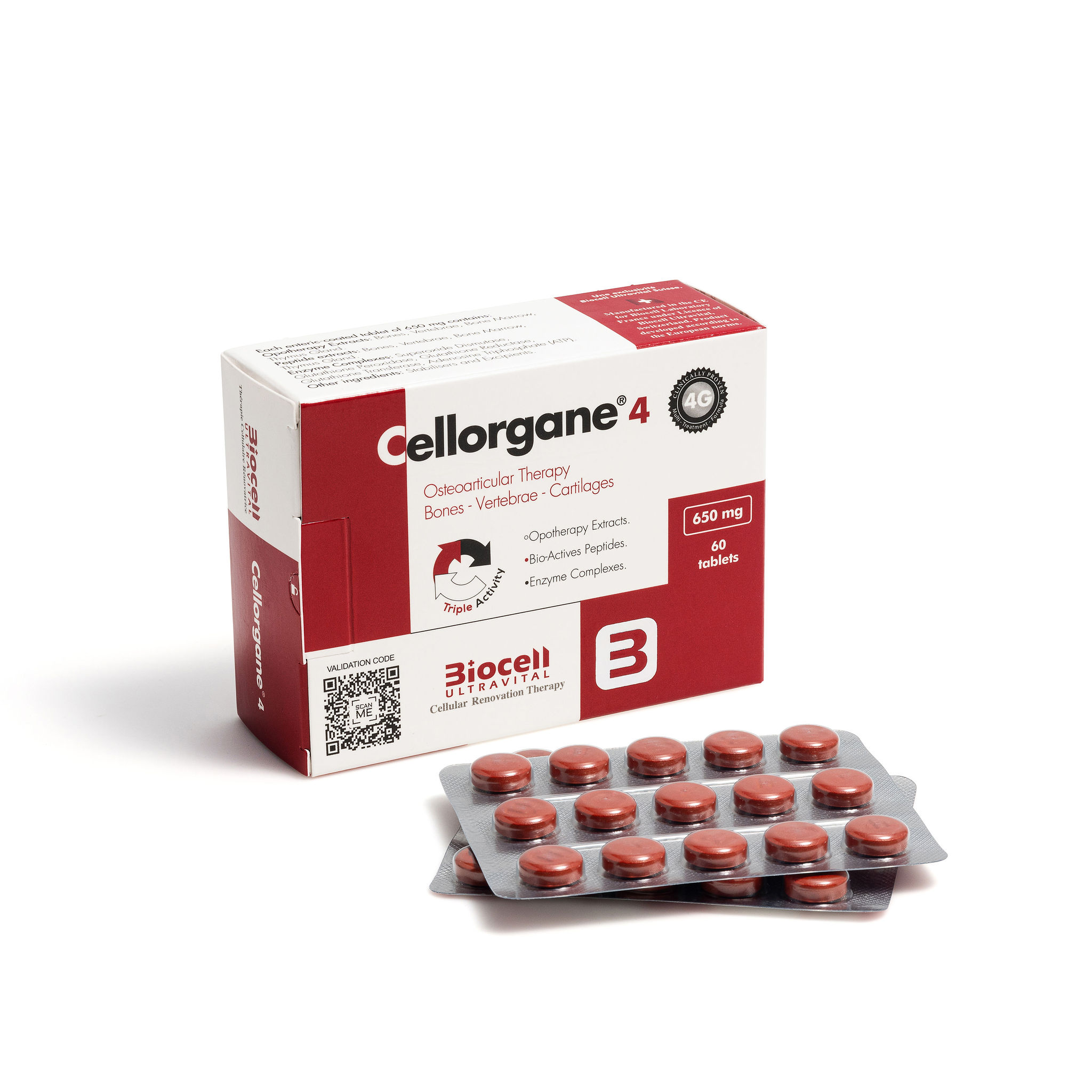 Cellorgane ® 4 packaging and product