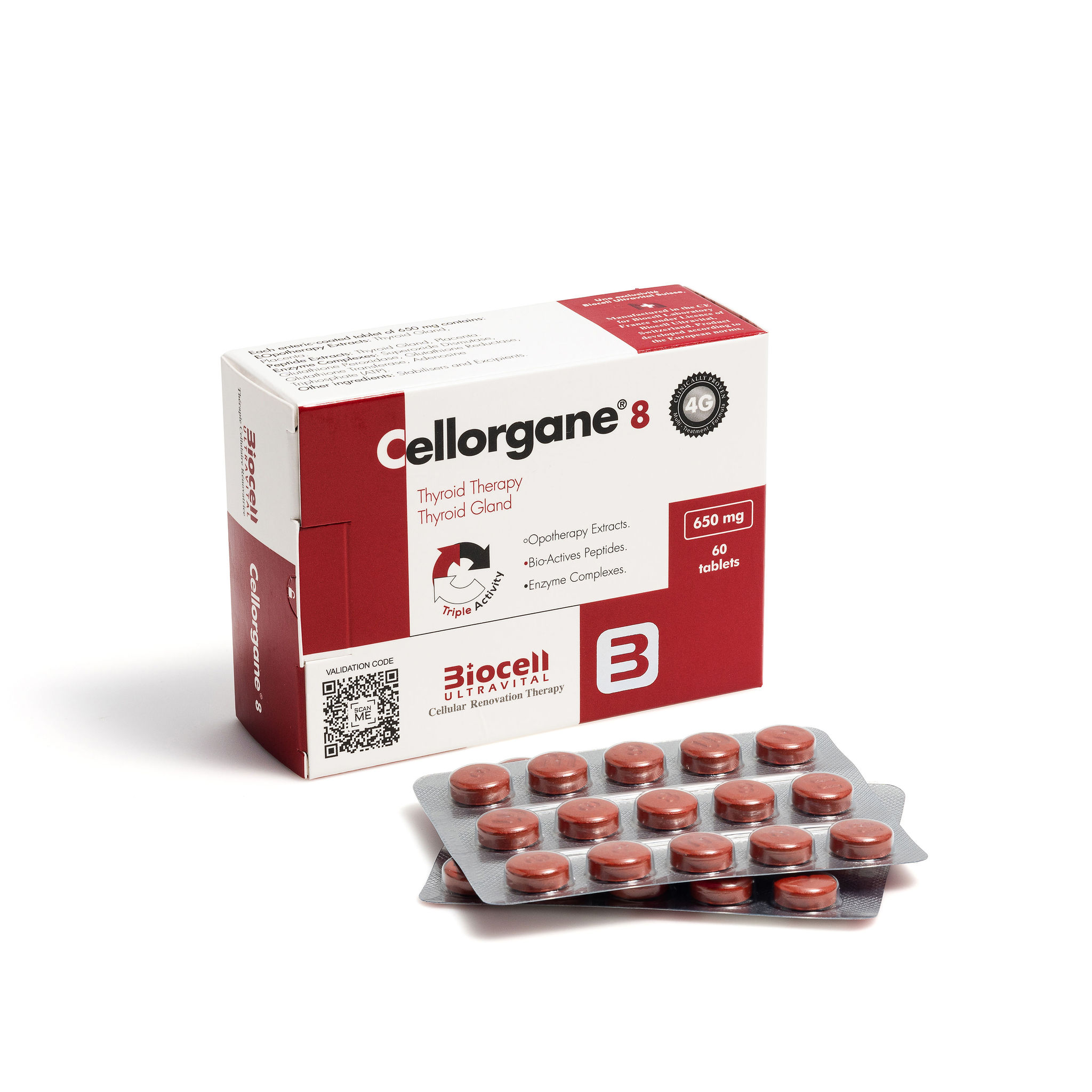 Cellorgane ® 8 packaging and product