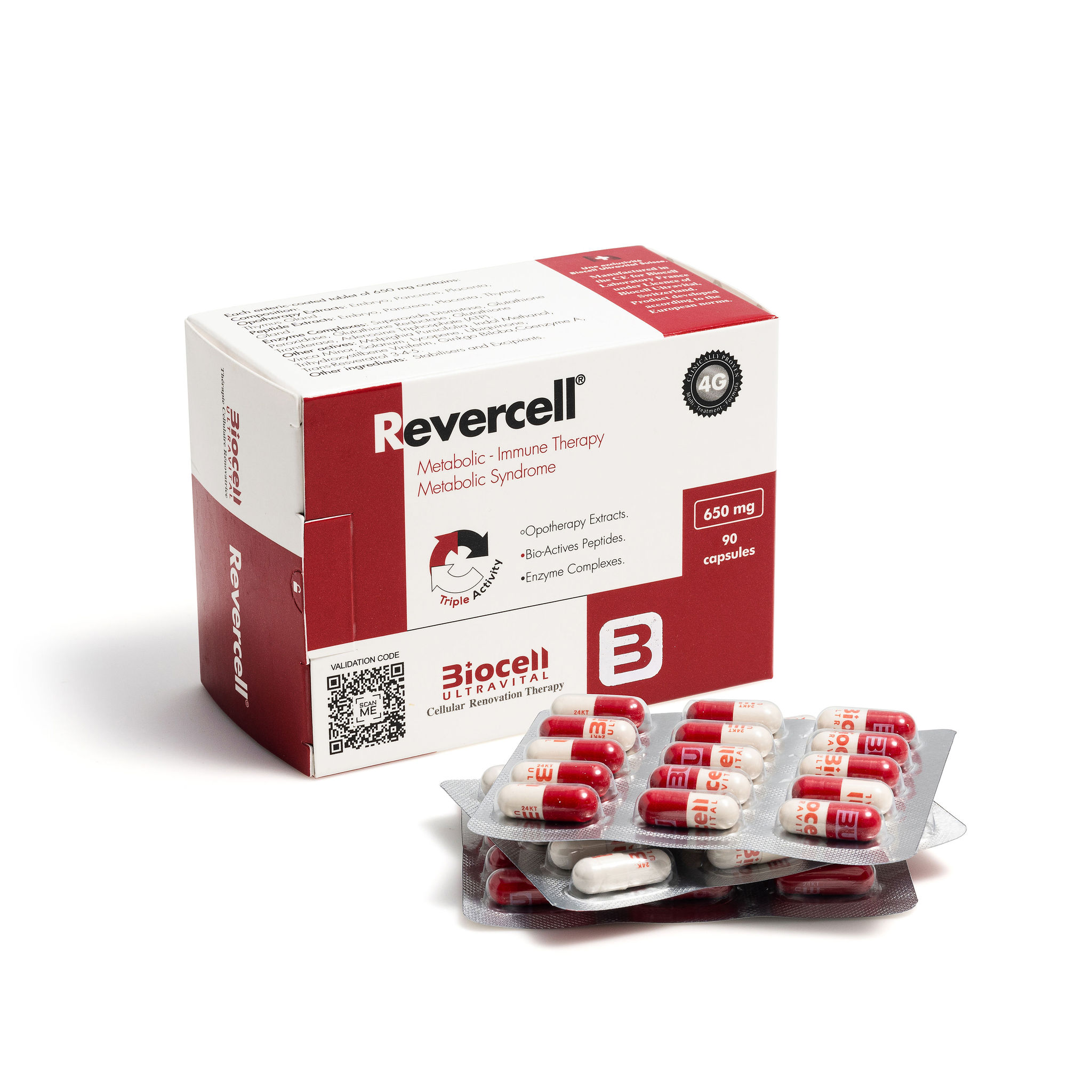Revercell ® packaging and product